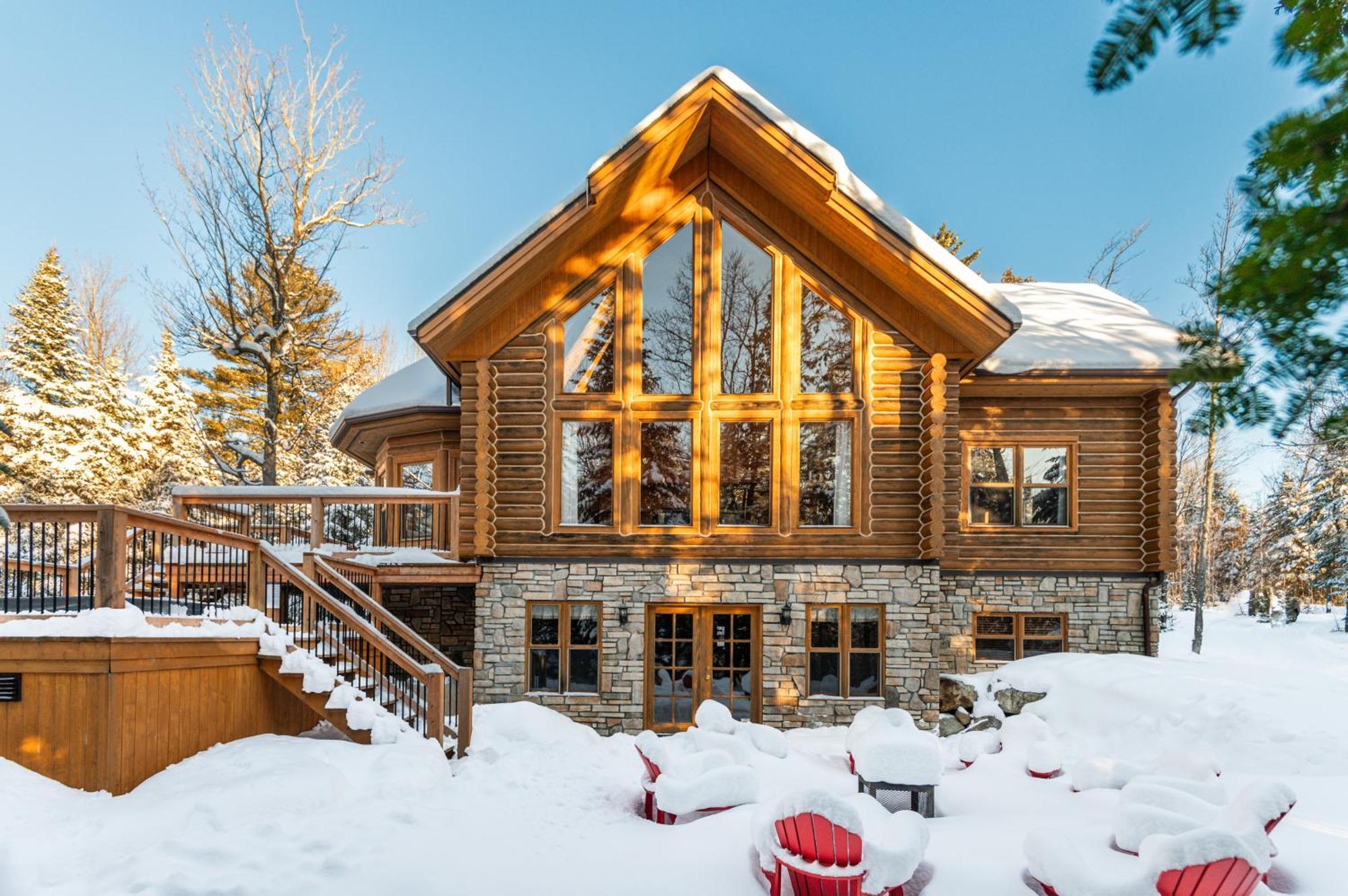 Fiddler Lake Resort Chalet 53 Cerf Mille-Isles Exteriör bild