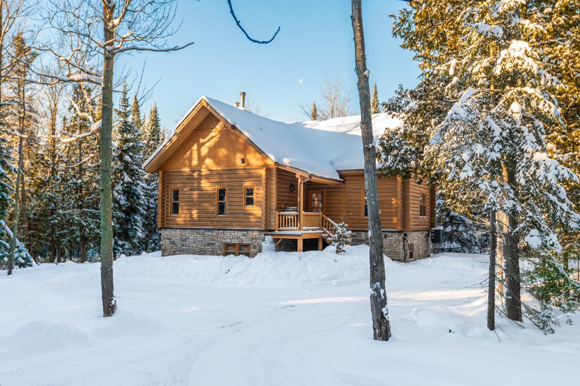 Fiddler Lake Resort Chalet 53 Cerf Mille-Isles Exteriör bild