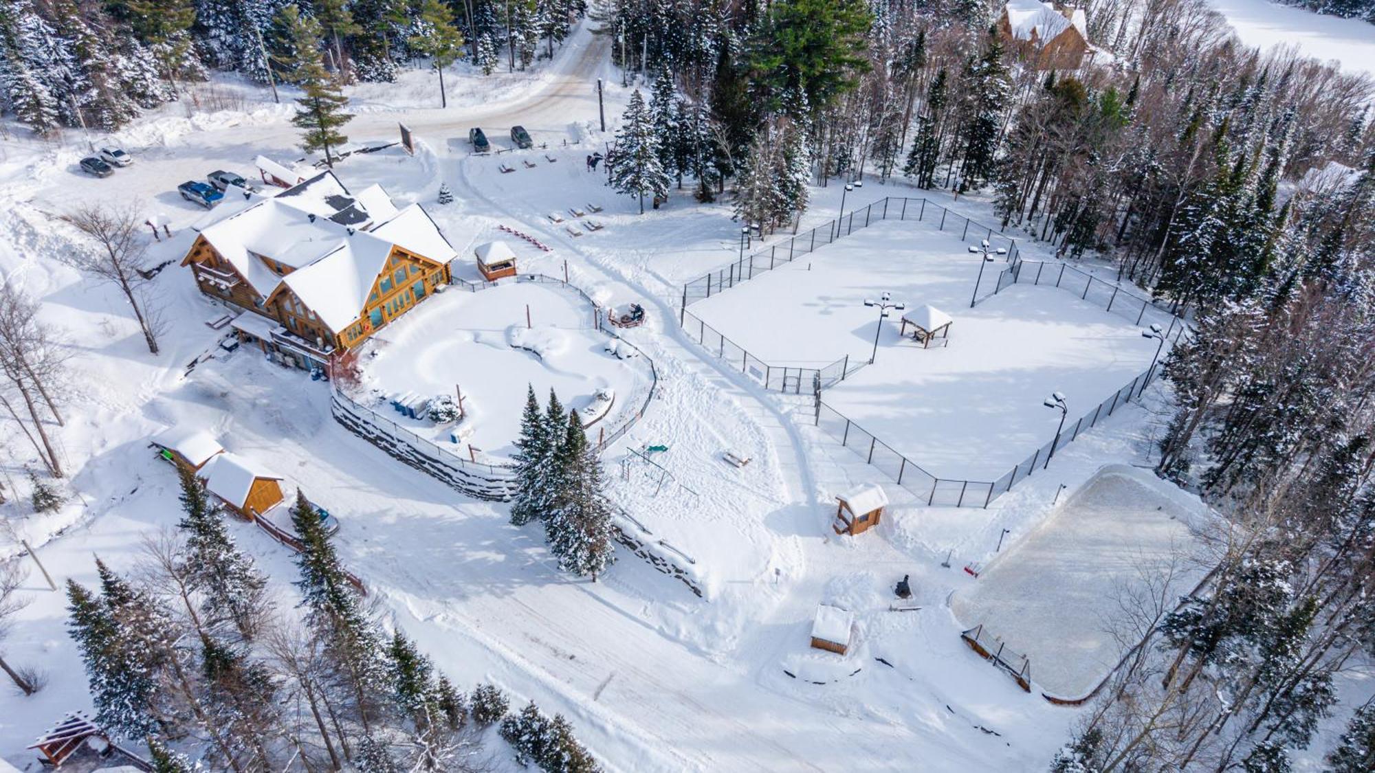 Fiddler Lake Resort Chalet 53 Cerf Mille-Isles Exteriör bild
