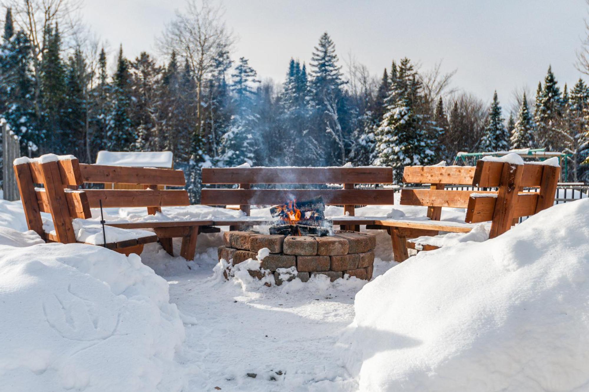 Fiddler Lake Resort Chalet 53 Cerf Mille-Isles Exteriör bild